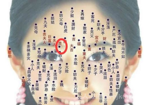 女人眉头有痣代表什么
