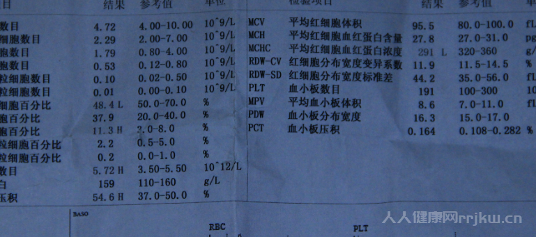 中性粒细胞百分比偏高是什么意思